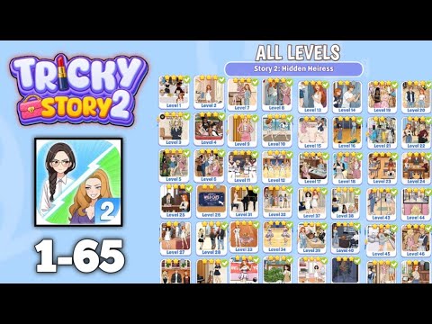 Tricky Story 2 Level 1-65 All levels Walkthrough | Brain Twist All Levels Solved